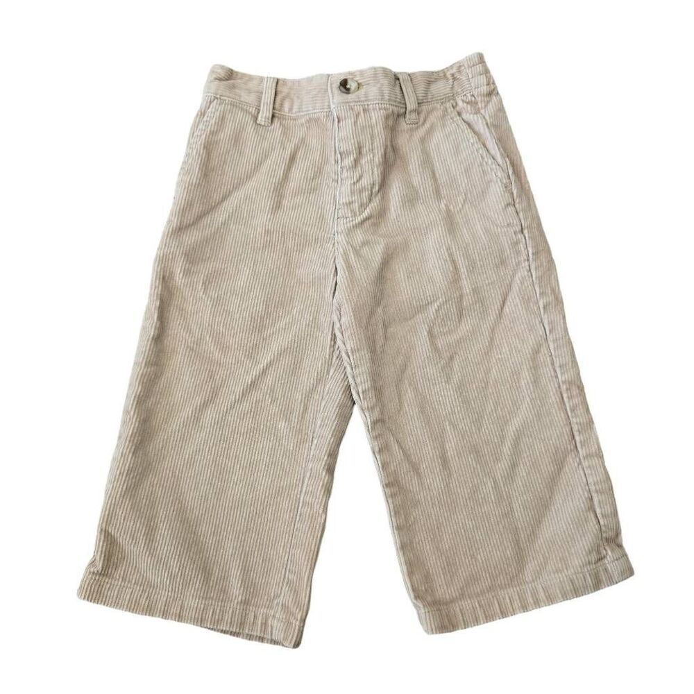 Janie And Jack Corduroy Pants Kids Boy Size 12-18 Months Beige 100% Cotton